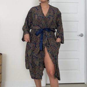 La senza soft paisley bath robe
